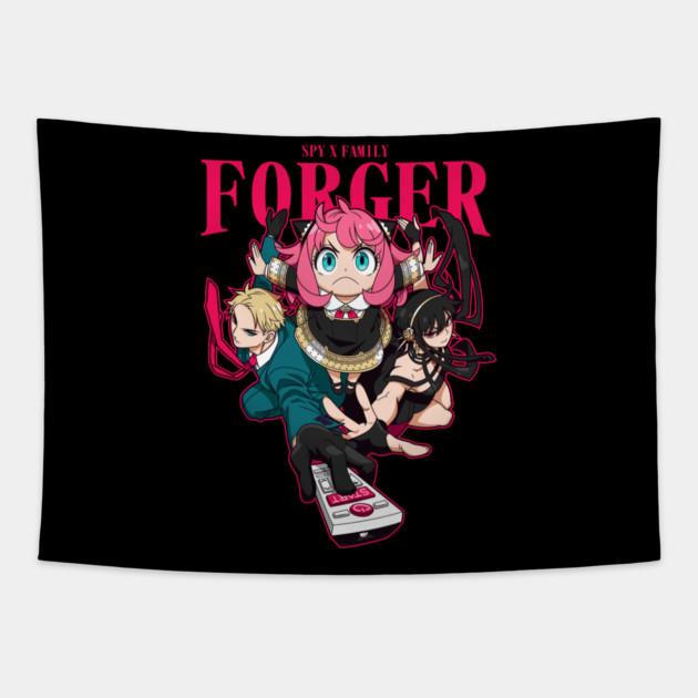 Spy Family Standing Together Poster – Spy x Family Tapestry by Otaku Vibes