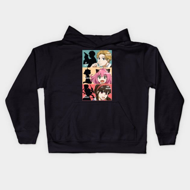 Forger Family Together – Spy x Family Kids Hoodie by Otaku Vibes