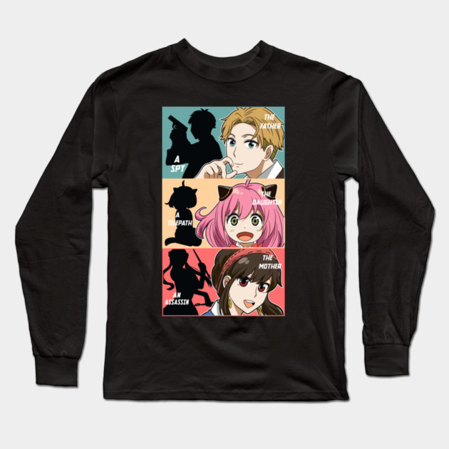 Forger Family Together – Spy x Family Long Sleeve T-Shirt by Otaku Vibes