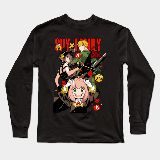 Spy x Family - Forger Family Together Long Sleeve T-Shirt by Otaku Vibes