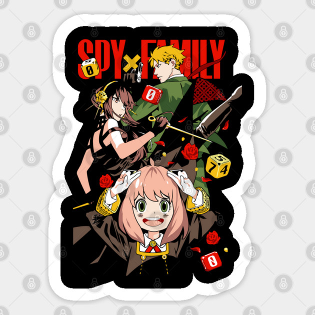 Spy x Family - Forger Family Together Sticker by Otaku Vibes