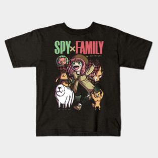 Anya’s Mischievous Expression – Spy x Family Kids T-Shirt