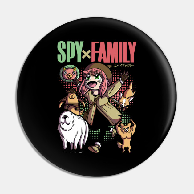 Anya’s Mischievous Expression – Spy x Family Pin by Otaku Vibes