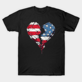 America: Broken American Heart T-Shirt