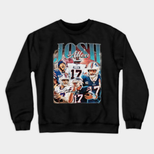 Josh Allen Collage Vintage Crewneck Sweatshirt