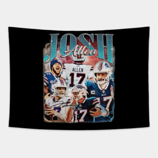 Josh Allen Collage Vintage Tapestry