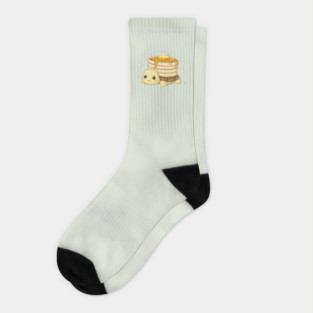 Pancake Turtle Friend Socks