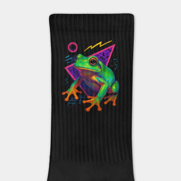 Retro Neon Whites Tree Frog by Reptiq's Store