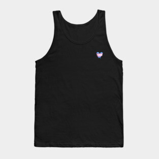 Trans Pride Heart (pocket only) Tank Top