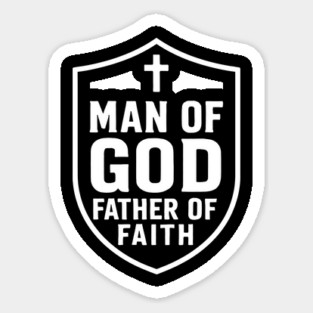 Man of God Father of Faith Christian Fathers Gift Magnet