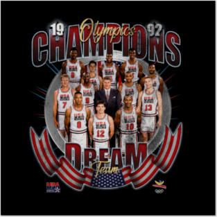 USA Basketball Dream Team 1992 Posters and Art