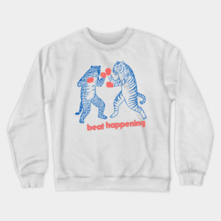 Beat Happening  •  90s Retro Fan Aesthetic Crewneck Sweatshirt