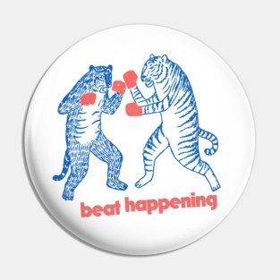 Beat Happening  •  90s Retro Fan Aesthetic Pin