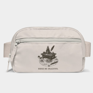 Here Be Dragons Vintage Cartographer's Desk Bag