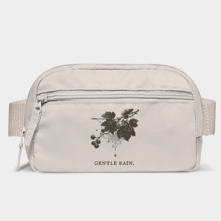 Gentle Rain on Berries and Spiderweb Illustration Bag