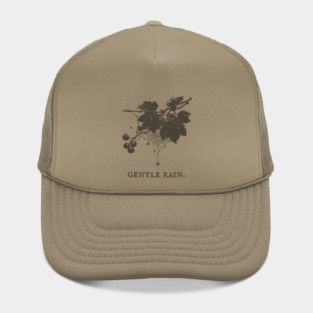 Gentle Rain on Berries and Spiderweb Illustration Hat