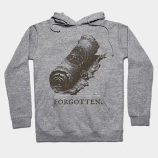 Forgotten Ancient Scroll of Lore Illustration Hoodie