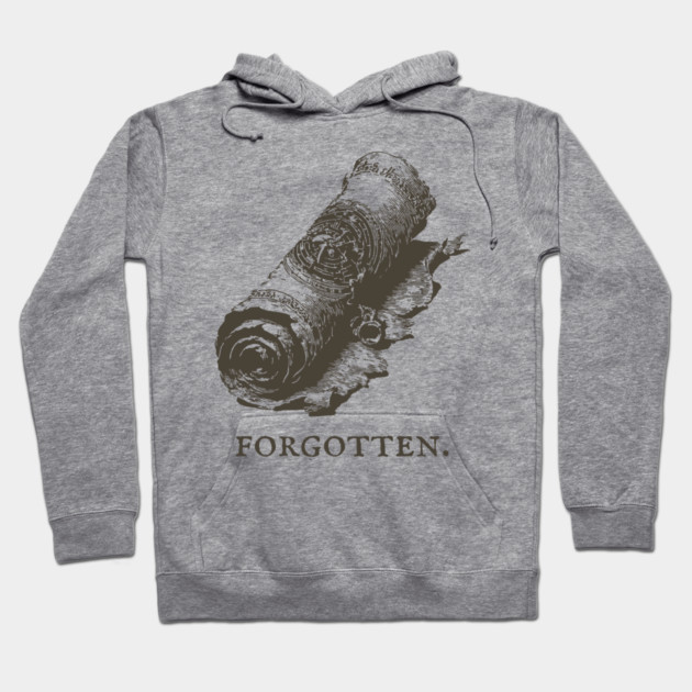 Forgotten Ancient Scroll of Lore Illustration Hoodie by TuncGK