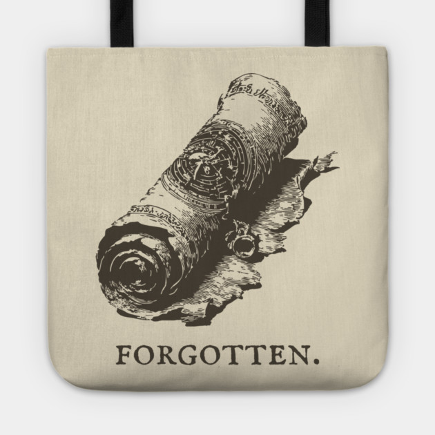 Forgotten Ancient Scroll of Lore Illustration Tote by TuncGK