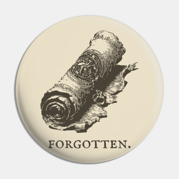 Forgotten Ancient Scroll of Lore Illustration Pin by TuncGK
