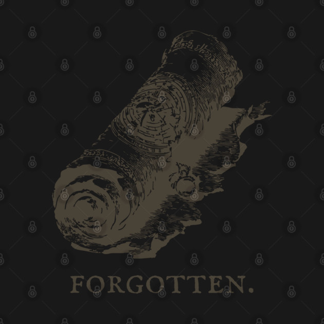 Forgotten Ancient Scroll of Lore Illustration by TuncGK