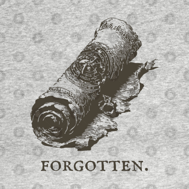 Forgotten Ancient Scroll of Lore Illustration by TuncGK