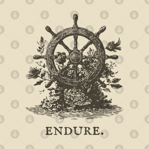 Endure Overgrown Ship's Wheel Illustration by TuncGK