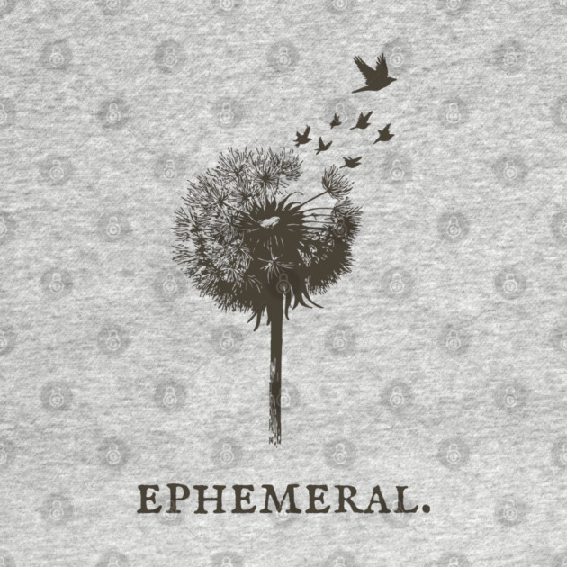 Ephemeral Dandelion Seeds to Birds Illustration by TuncGK