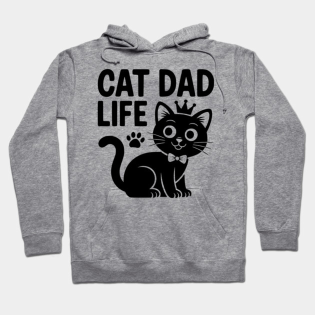 Cat Dad Life Hoodie by Frank Ring