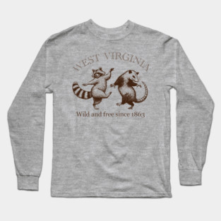 West Virginia Wild & Free Long Sleeve T-Shirt