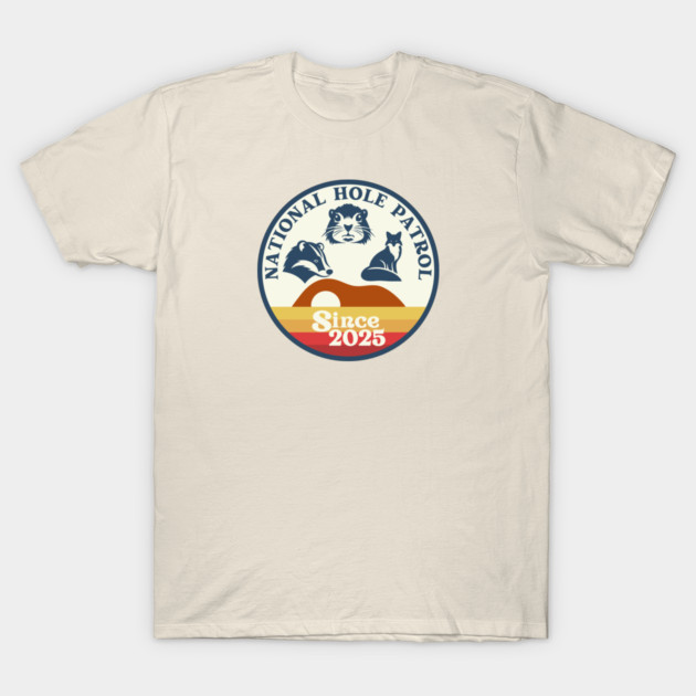 Retro Hole Patrol T-Shirt by Four Season Foraging