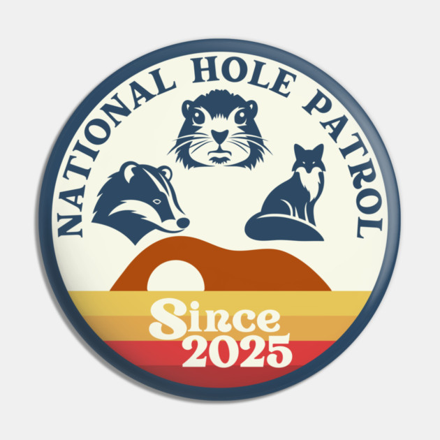 Retro Hole Patrol Pin by Four Season Foraging