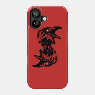 Halloween crow Phone Case