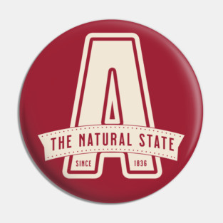 Simply Arkansas Pin