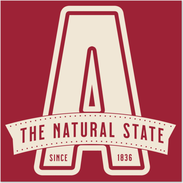 Simply Arkansas Wall Art by rt-shirts