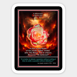 CHARLIE KIRK - A Gentle Man, a Father, a Husband, a Leader, and an American Hero Magnet