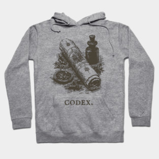 Ancient Codex Scroll and Apothecary Still Life Hoodie