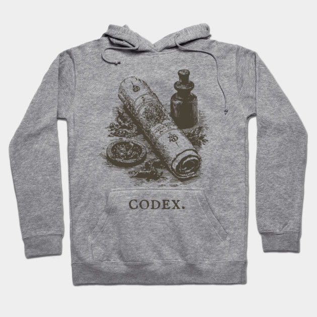 Ancient Codex Scroll and Apothecary Still Life Hoodie by TuncGK
