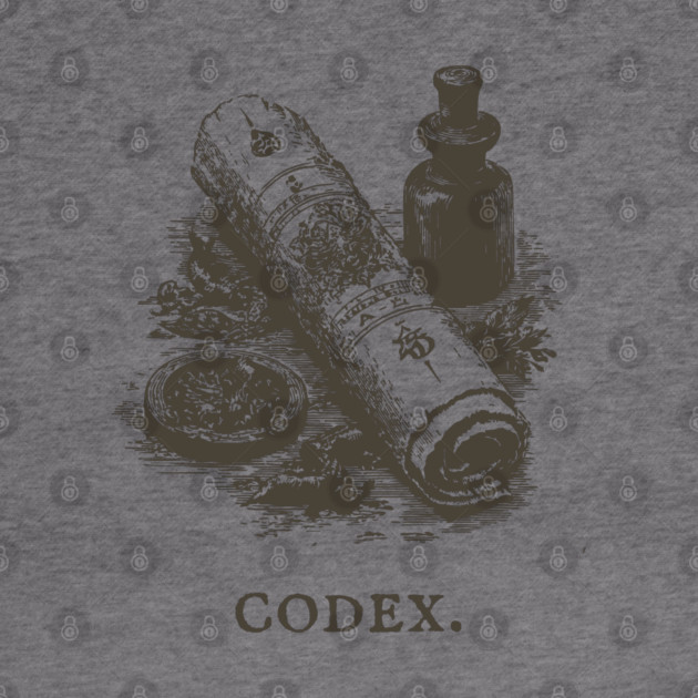 Ancient Codex Scroll and Apothecary Still Life by TuncGK