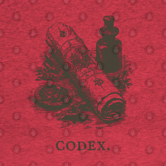 Ancient Codex Scroll and Apothecary Still Life by TuncGK