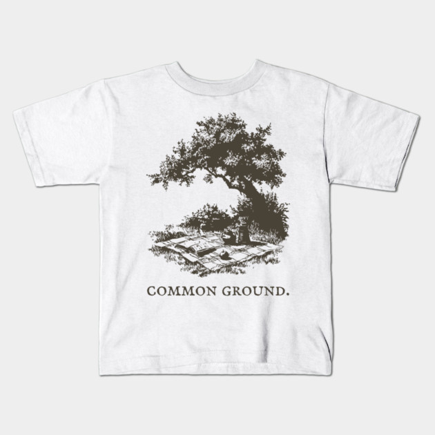 Common Ground Picnic in the Park Illustration Kids T-Shirt by TuncGK