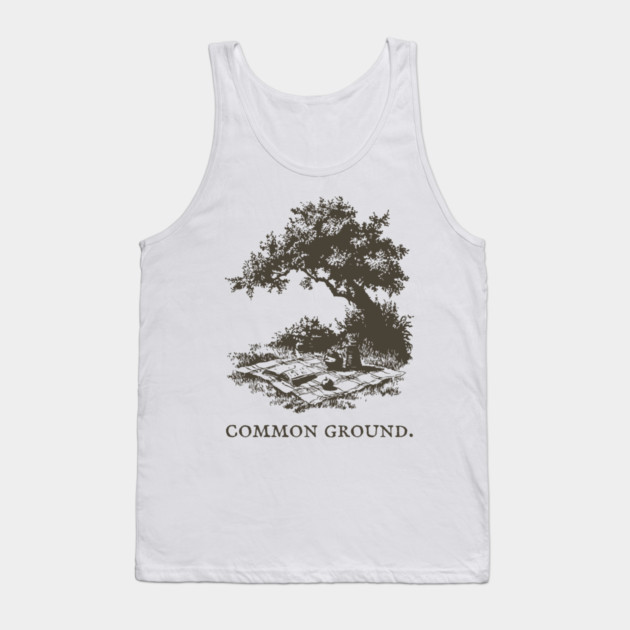 Common Ground Picnic in the Park Illustration Tank Top by TuncGK