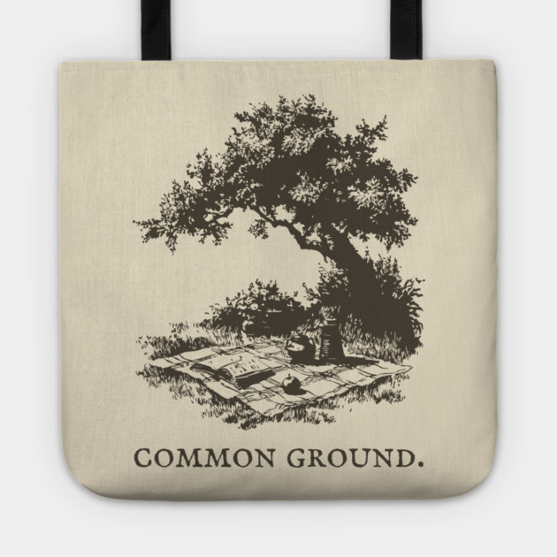 Common Ground Picnic in the Park Illustration Tote by TuncGK