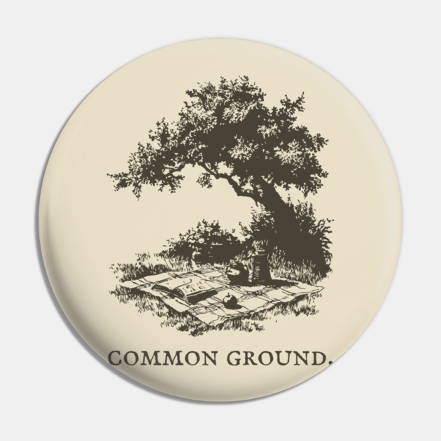 Common Ground Picnic in the Park Illustration Pin by TuncGK