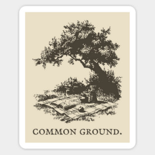 Common Ground Picnic in the Park Illustration Sticker