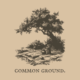 Common Ground Picnic in the Park Illustration T-Shirt