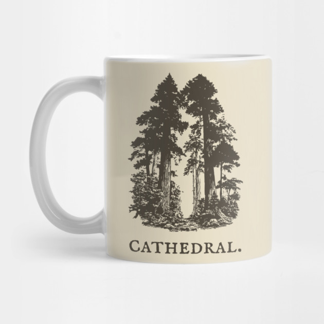 Forest Cathedral Redwood Trees Illustration by TuncGK