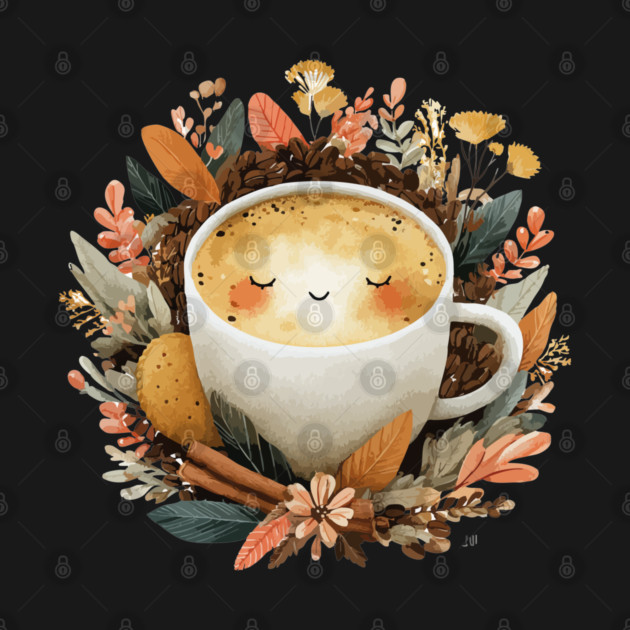 Cozy Latte Art with Cinnamon - Writer & Student Fuel by TuncGK