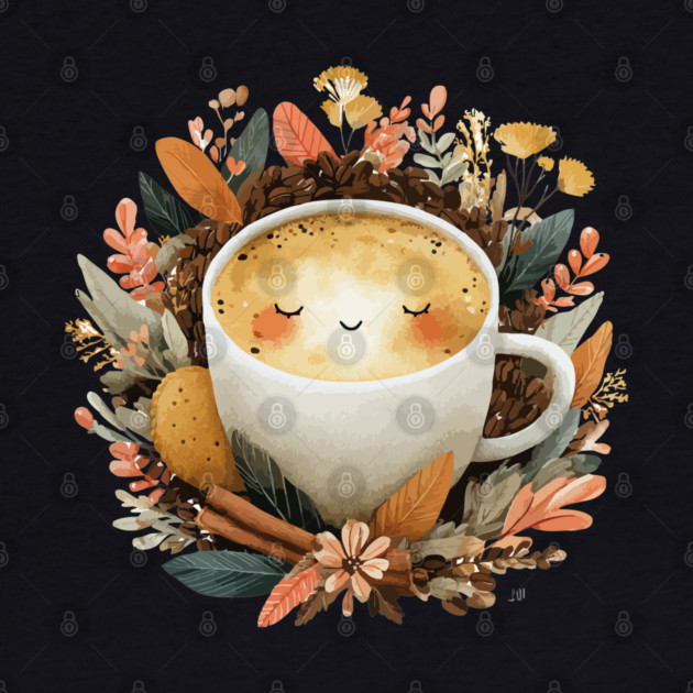 Cozy Latte Art with Cinnamon - Writer & Student Fuel by TuncGK