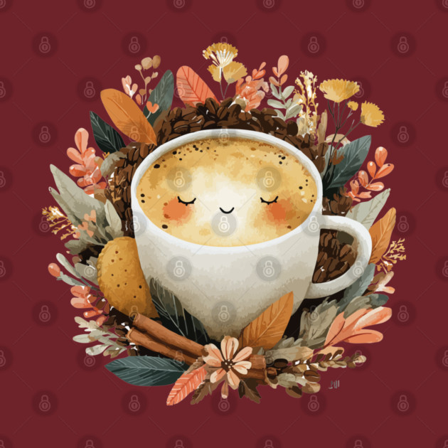 Cozy Latte Art with Cinnamon - Writer & Student Fuel by TuncGK